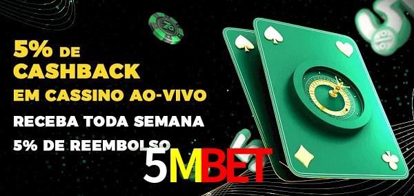 Promoções do cassino ao Vivo 5Mbet
